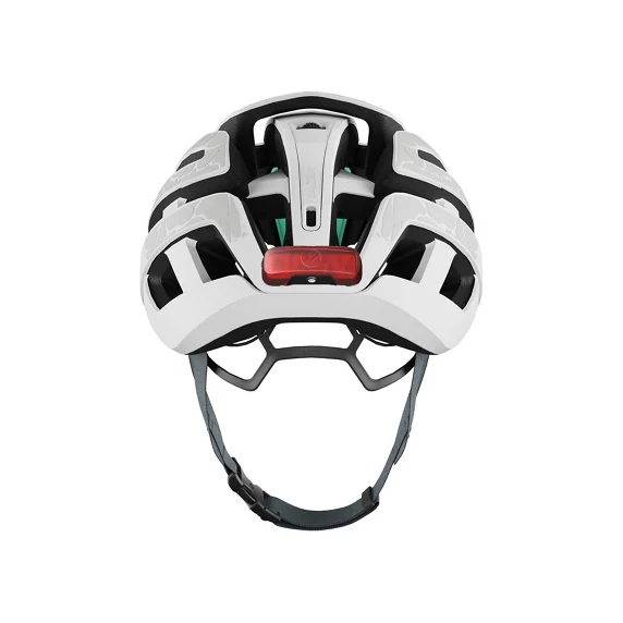 Casque Route LAZER Z1 KINETICORE Blanc Matt - Édition Limitée UYH Use Your Head + LED