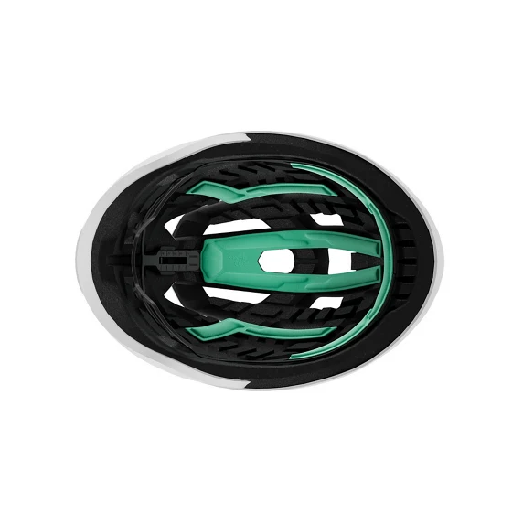 Casque Route LAZER Z1 KINETICORE Blanc Matt - Édition Limitée UYH Use Your Head + LED