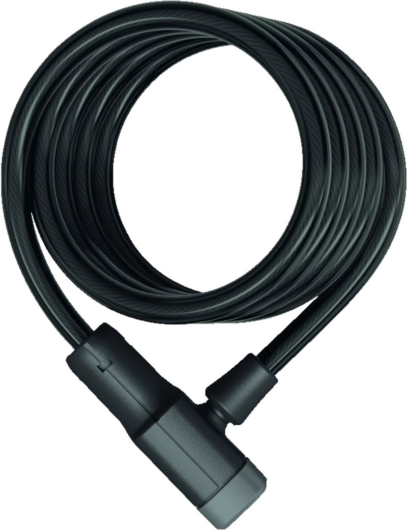 Abus Lock Coil Primo 5510k - 180cm X 10mm Scmu Black