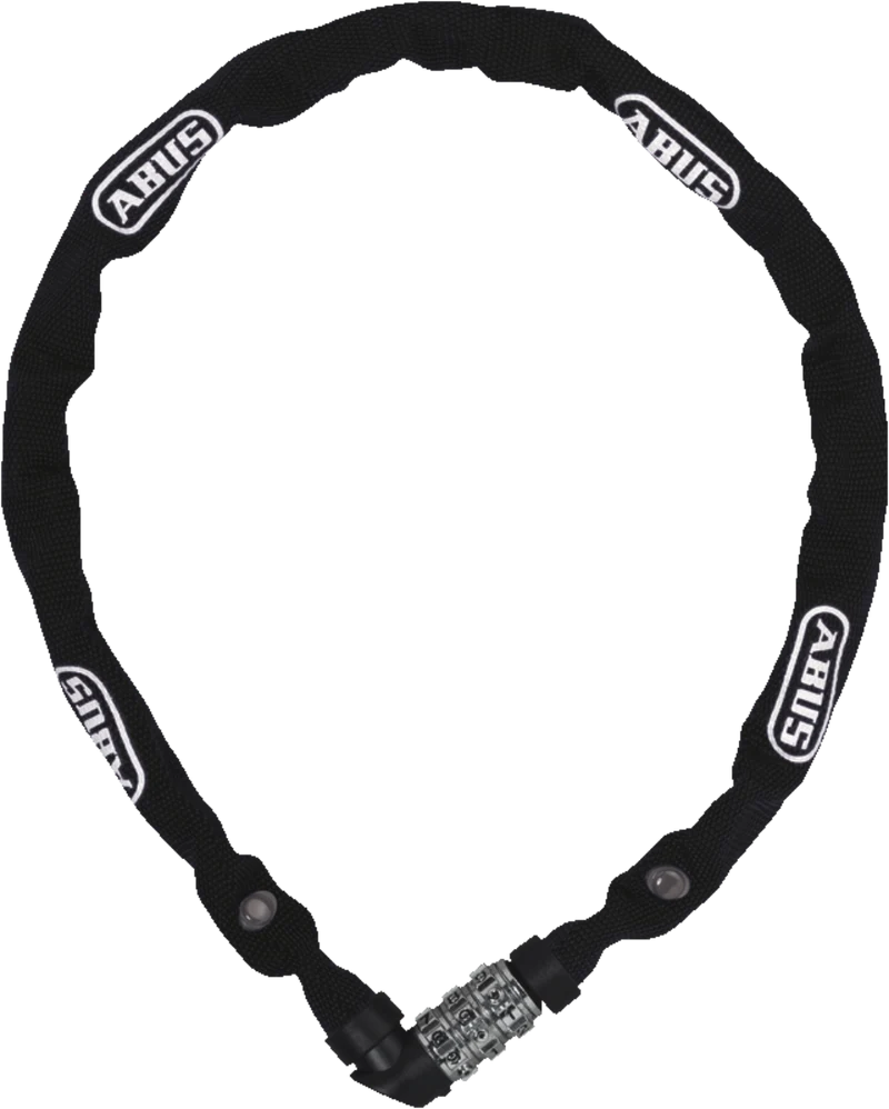 Abus Lock Chain 1200 Web 110cm X 4mm Black - No Bracket