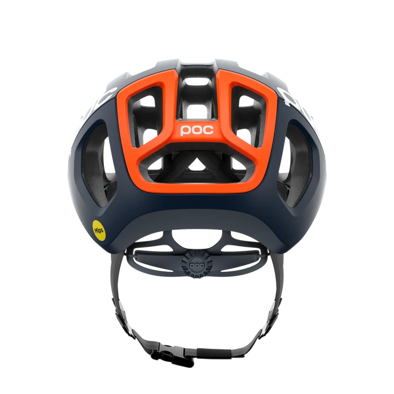 Casque Route POC OMNE AIR MIPS Marine/Orange Matt