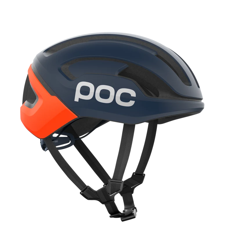 Casque Route POC OMNE AIR MIPS Marine/Orange Matt