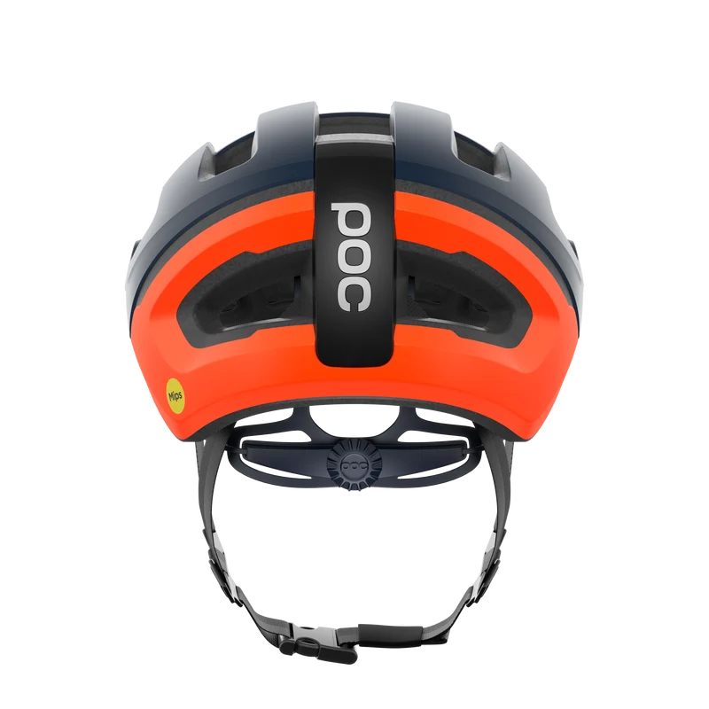 Casque Route POC OMNE AIR MIPS Marine/Orange Matt