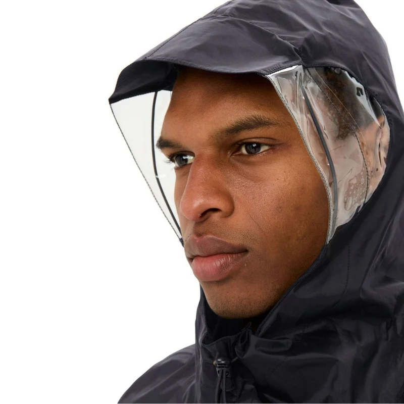 Poncho cycliste jaune avec visières latérales Covero II Vaude