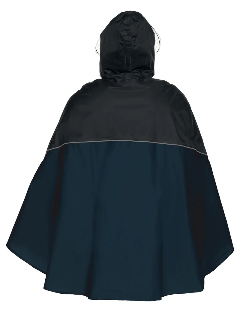 Poncho cycliste jaune avec visières latérales Covero II Vaude