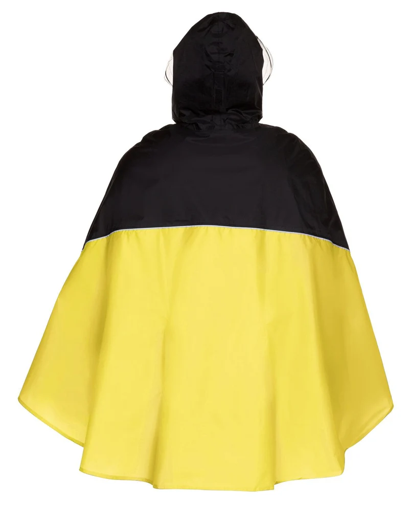 Poncho cycliste jaune avec visières latérales Covero II Vaude