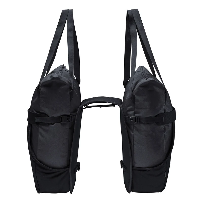 Sacoche double avec sacs cabas Vaude TwinShopper 2 x 22L