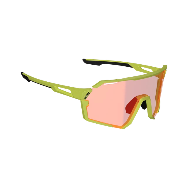 Lunettes LEATT RIDEVIZ PRO SMALL Jaune Verre Crystal Iriz Rouge