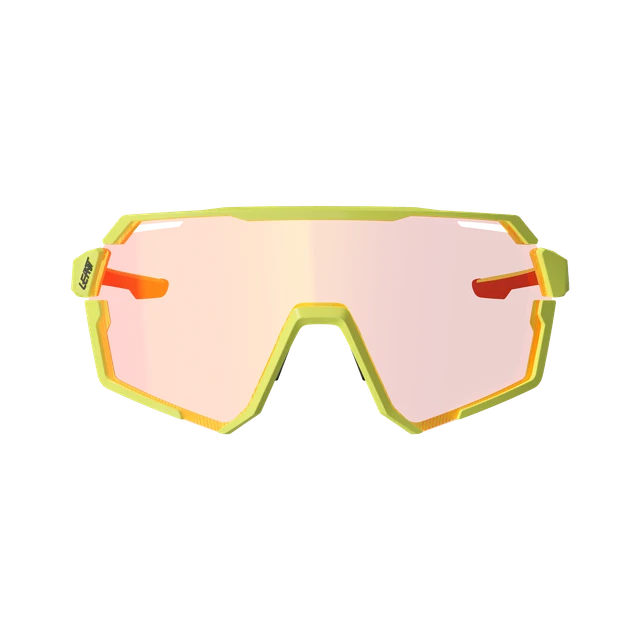 Lunettes LEATT RIDEVIZ PRO SMALL Jaune Verre Crystal Iriz Rouge
