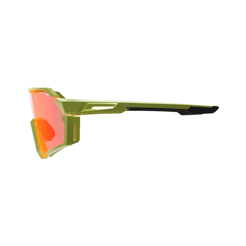 Lunettes LEATT RIDEVIZ PRO SMALL Jaune Verre Crystal Iriz Rouge