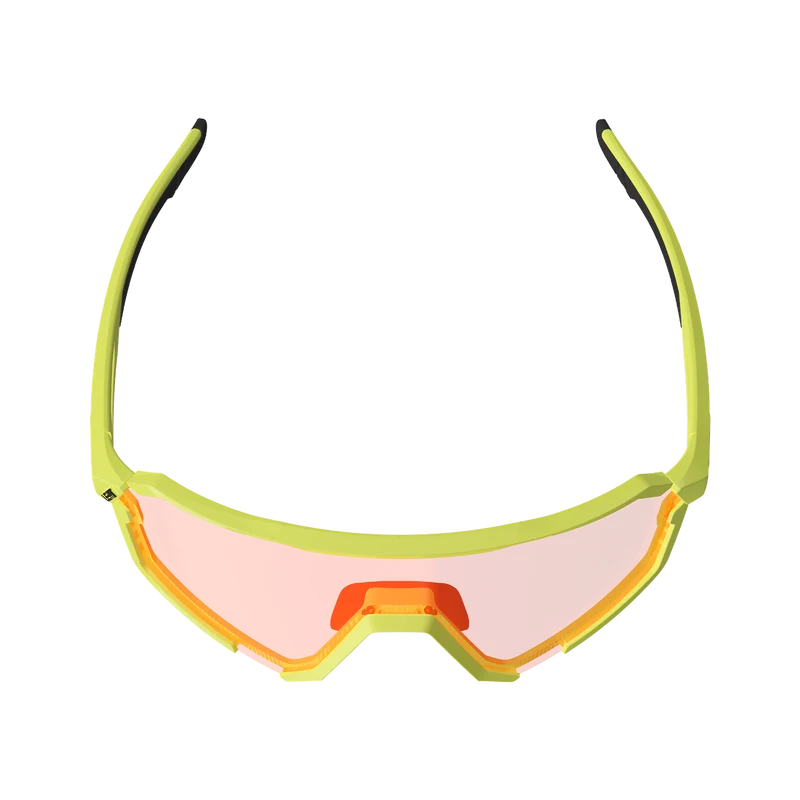 Lunettes LEATT RIDEVIZ PRO SMALL Jaune Verre Crystal Iriz Rouge