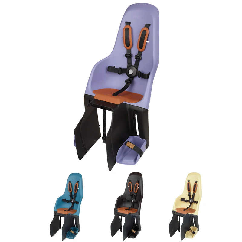 Siège vélo junior porte-bagages arrière pliant Minia