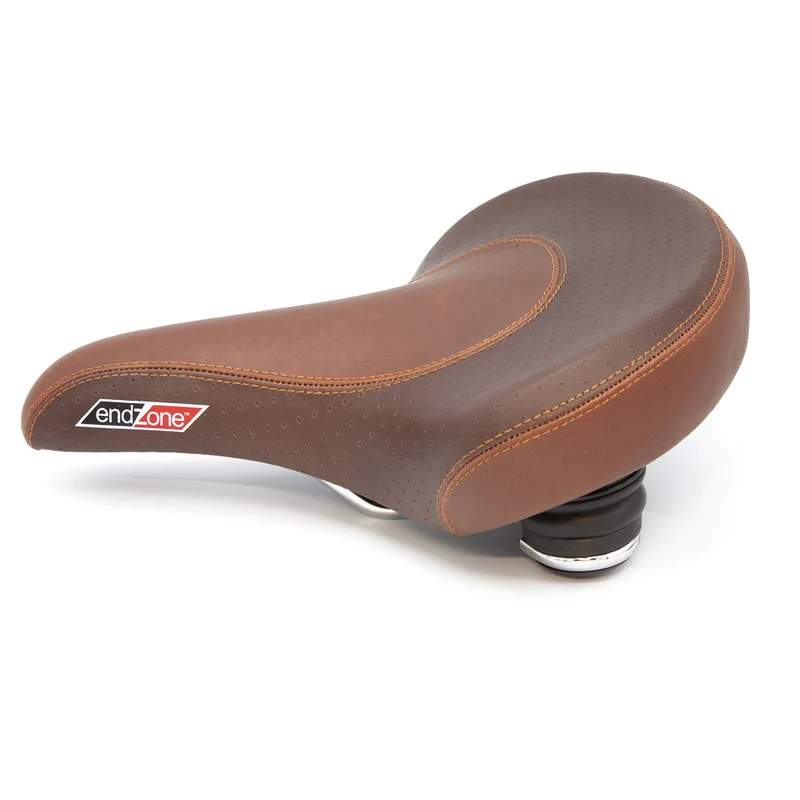 Selle de vélo rétro Cruiser grand confort marron