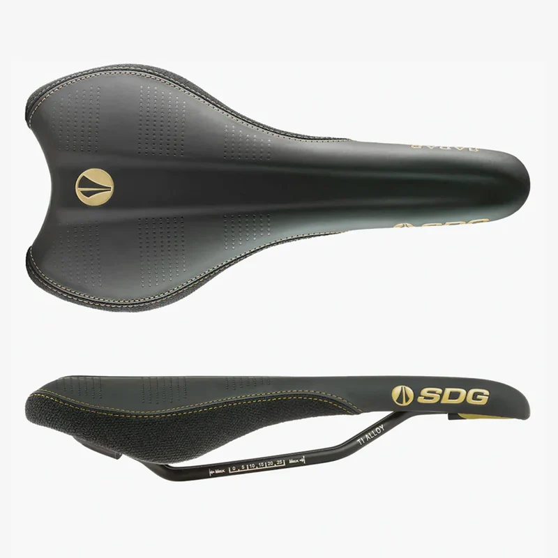 Selle SDG RADAR MTN Rails Titane-Alu Noir/Crème