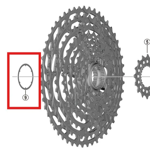 Entretoise Fine Cassette SHIMANO CS-M9100