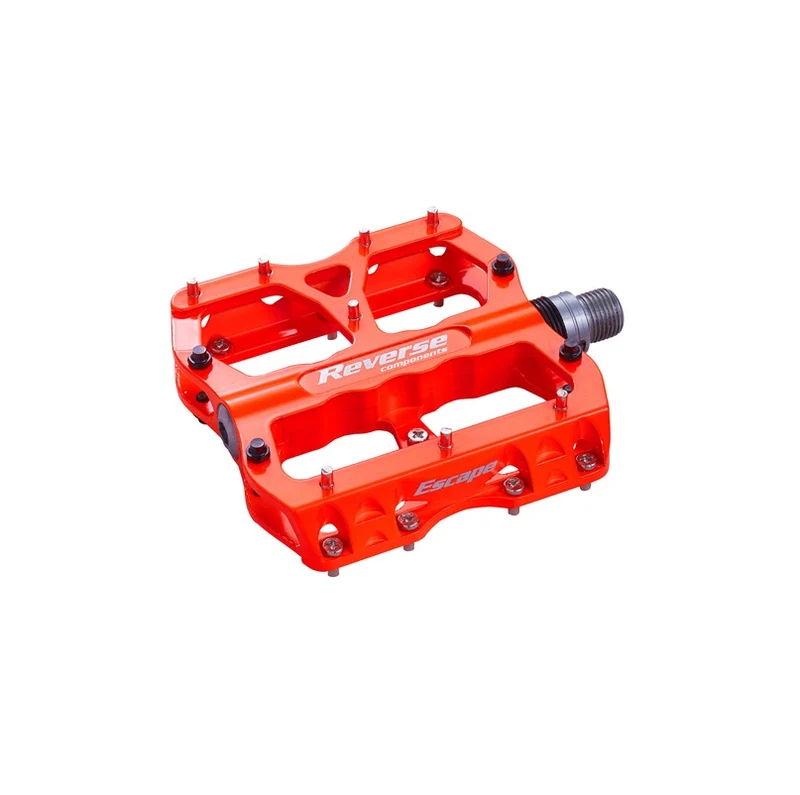 Pédales Plates REVERSE COMPONENTS ESCAPE Orange Fluo