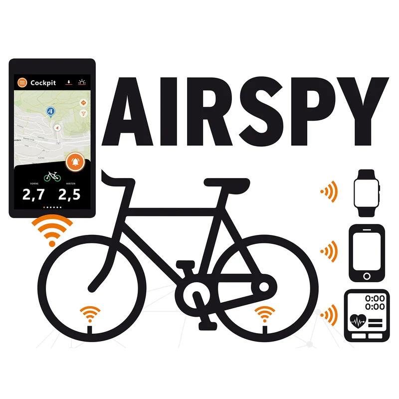 Contrôleur de Pression Digital SKS GERMANY AIRSPY Presta (x2)