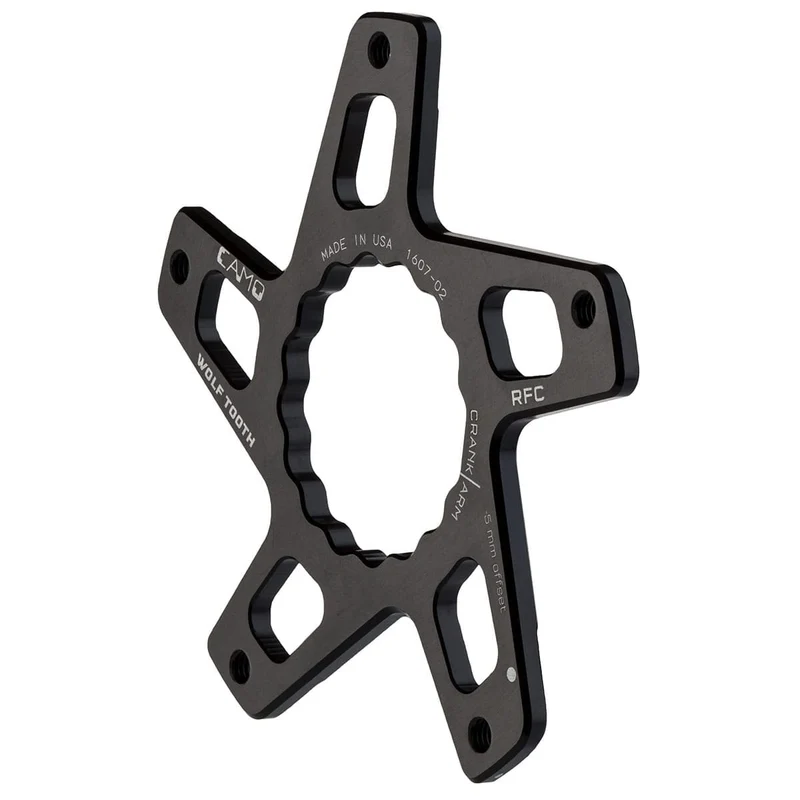 Étoile de Pédalier WOLF TOOTH CAMO M5 Raceface Cinch Direct Mount Boost Offset -5mm Noir