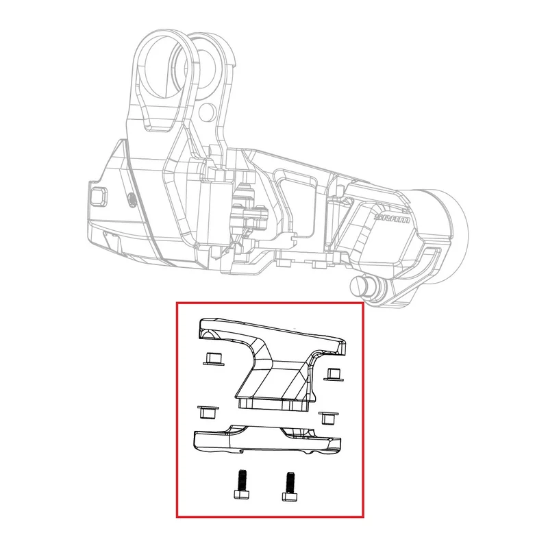 Kit de Liaison Corps de Dérailleur SRAM RED XPLR AXS E1