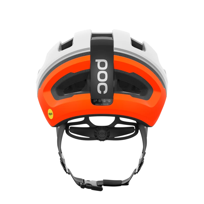 Casque Route POC OMNE BEACON MIPS Blanc/Orange Matt