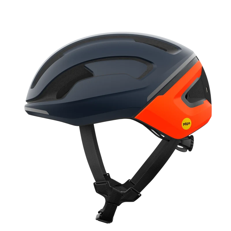 Casque Route POC OMNE BEACON MIPS Bleu/Orange Matt