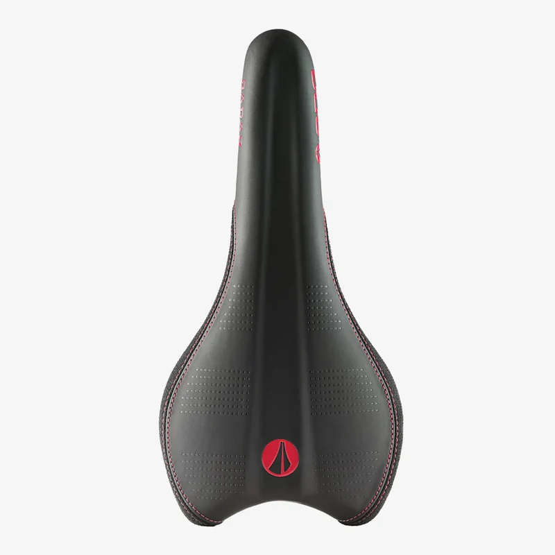 Selle SDG RADAR MTN Rails Titane-Alu Noir/Rouge