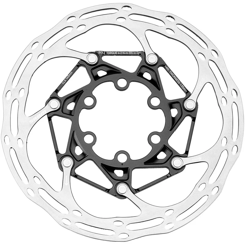 Disque Flottant SRAM CENTERLINE X 6 Trous + Vis Acier Noir