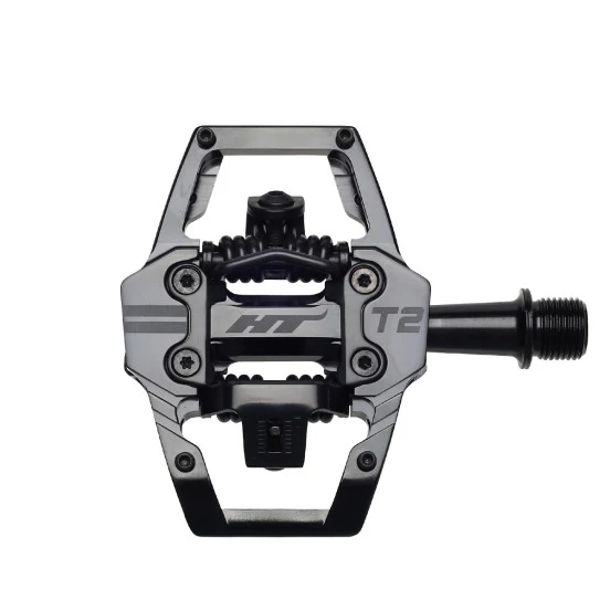 Pédales HT COMPONENTS EDNURO T2 Noir Stealth