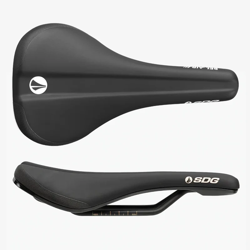 Selle SDG BEL-AIR V3 EVA Foam Rails acier Noir
