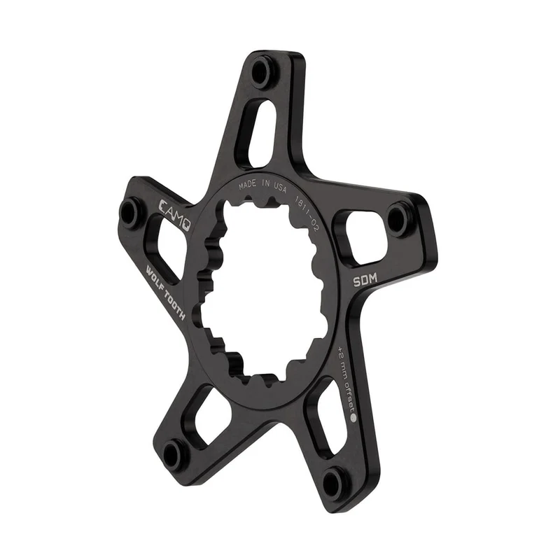 Étoile de Pédalier WOLF TOOTH CAMO P2 Sram Offset 4mm Noir