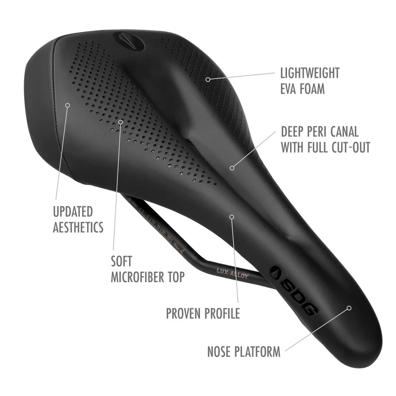 Selle SDG ALLURE V2 Femme Rails Lux-Alloy Cornish Surf