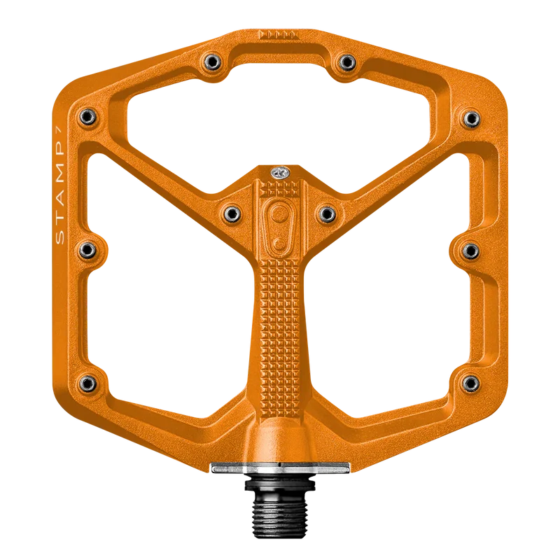 Pédales Plates CRANKBROTHERS STAMP 7 Large Orange