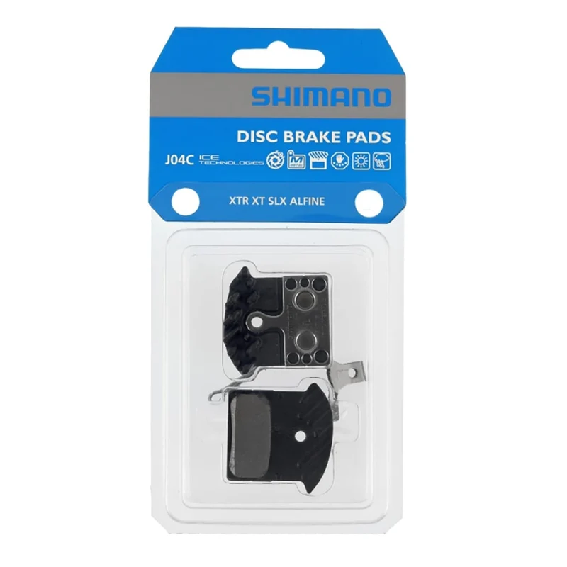 Plaquettes Métalliques SHIMANO J04C Ice Tech XTR/XT/SLX/Deore