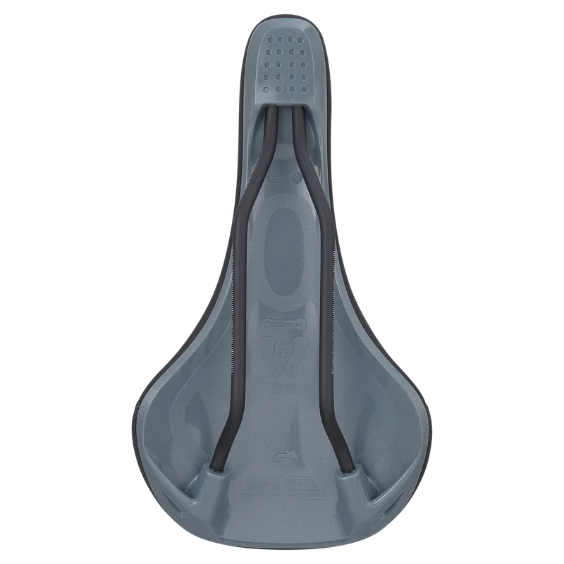 Selle SPANK OOZY 280 144mm Rails CrMo Gris