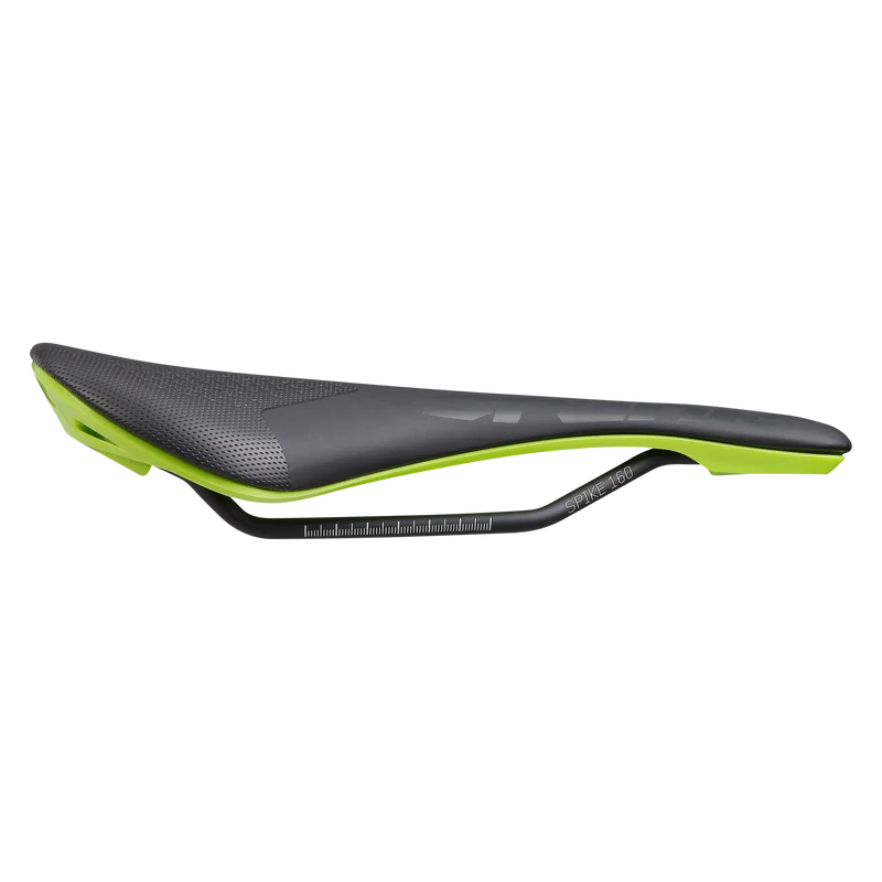 Selle SPANK SPIKE 160 Cuir Rails CrMo Vert