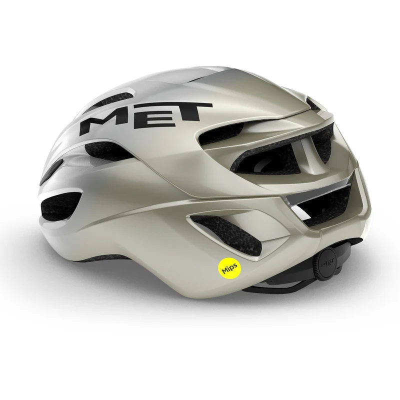 Casque Route MET RIVALE MIPS Gris Argent