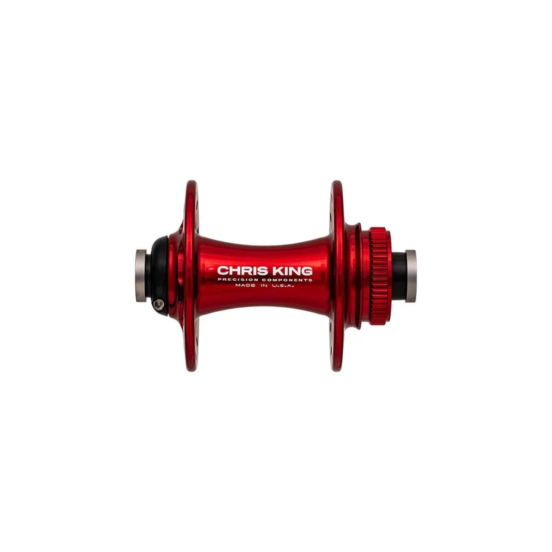 Moyeu Avant CHRIS KING R45D 12x100mm Center Lock Rouge
