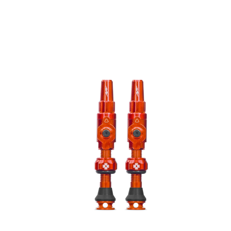Valves Tubeless MUC-OFF Big Bore Lite (Presta) Médium Orange