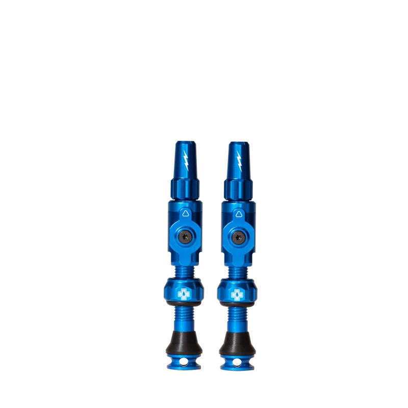 Valves Tubeless MUC-OFF Big Bore Lite (Presta) Médium Bleu