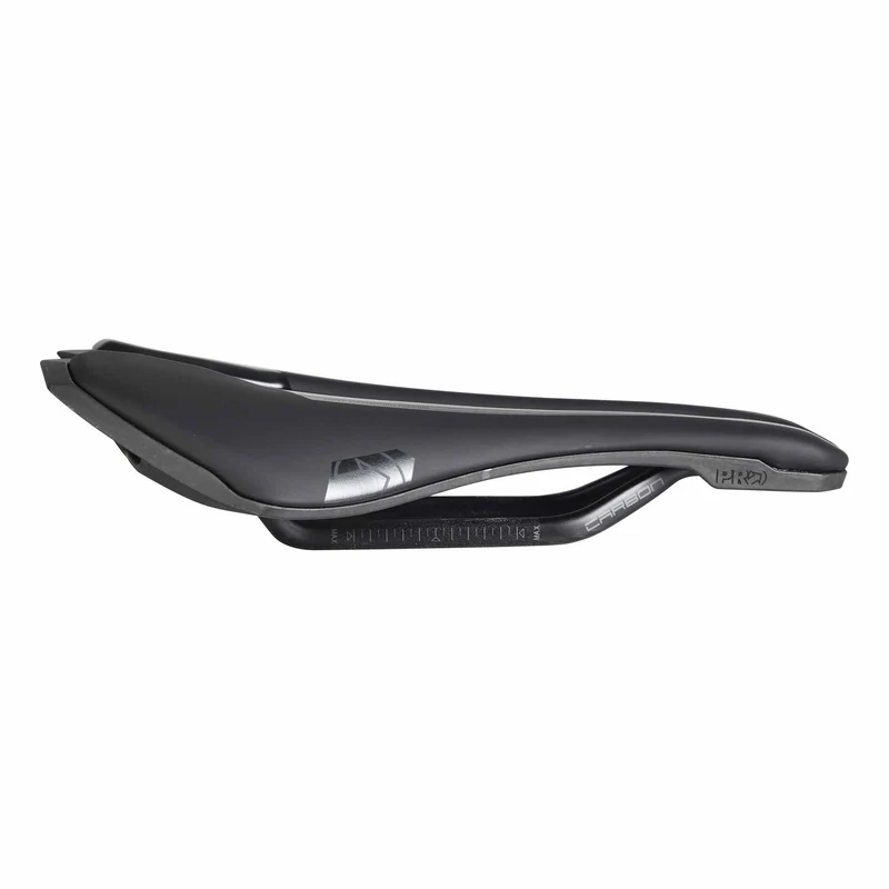 Selle PRO STEALTH TEAM 152mm Rails Carbone Noir