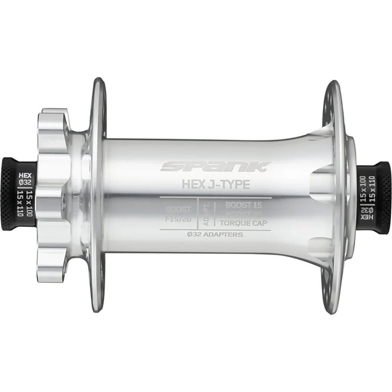 Moyeu Avant SPANK HEX J-Type 15/20 mm Boost Argent