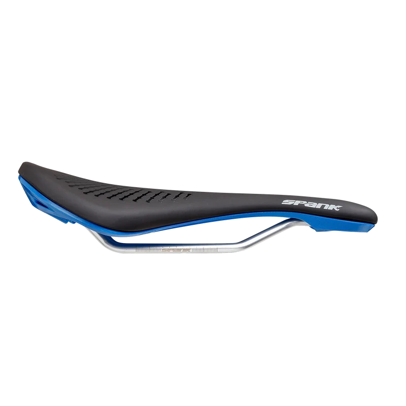 Selle SPANK OOZY 220 144mm Rails CrN/Ti Bleu