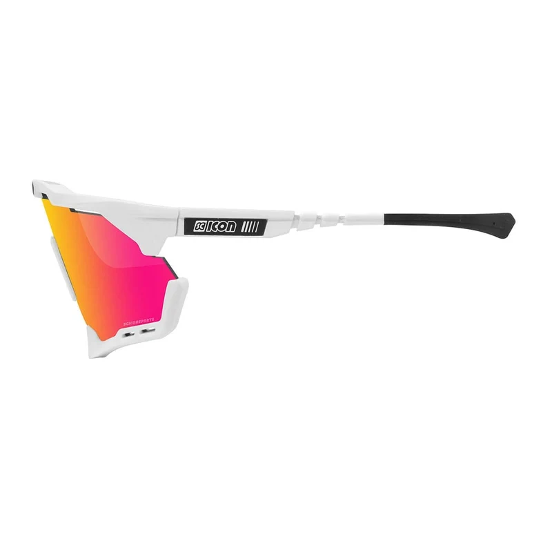 Lunettes SCICON AEROSHADE XL Blanc Iridium Rouge