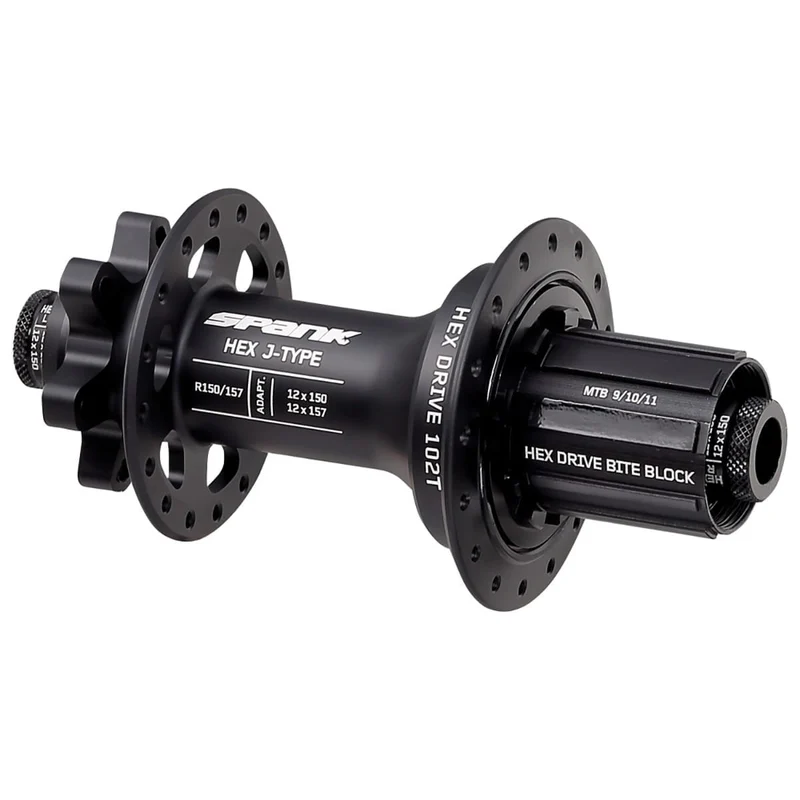 Moyeu Arrière SPANK HEX DRIVE 102T 12x150/157 mm Noir