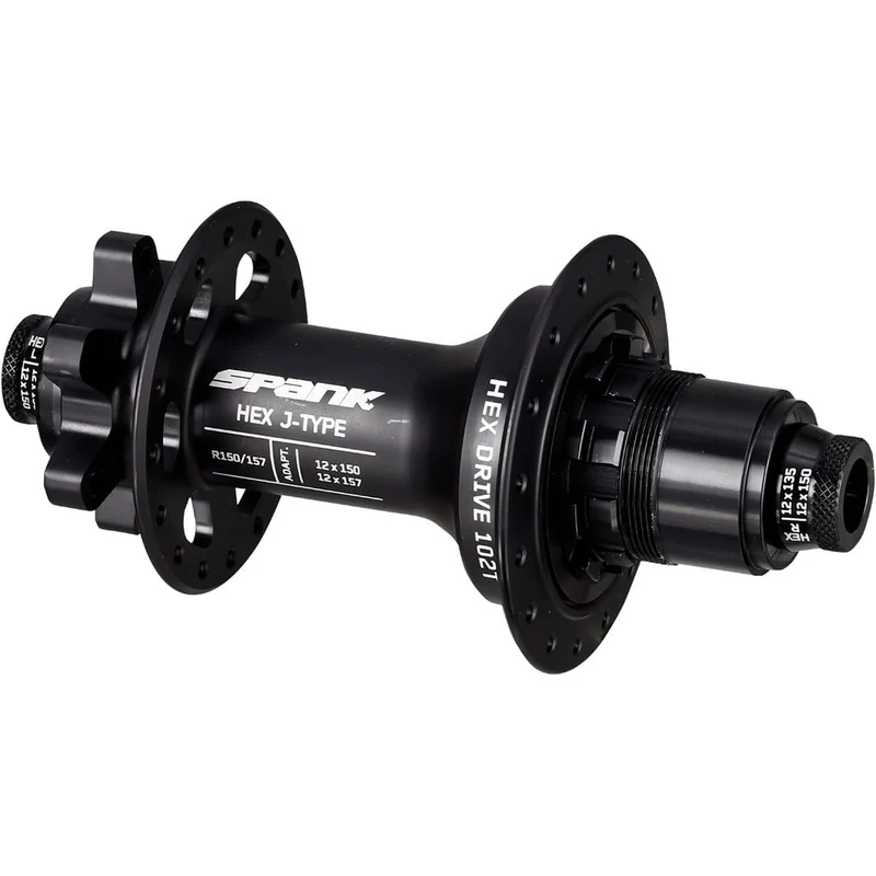 Moyeu Arrière SPANK HEX DRIVE 102T 12x150/157 mm Noir