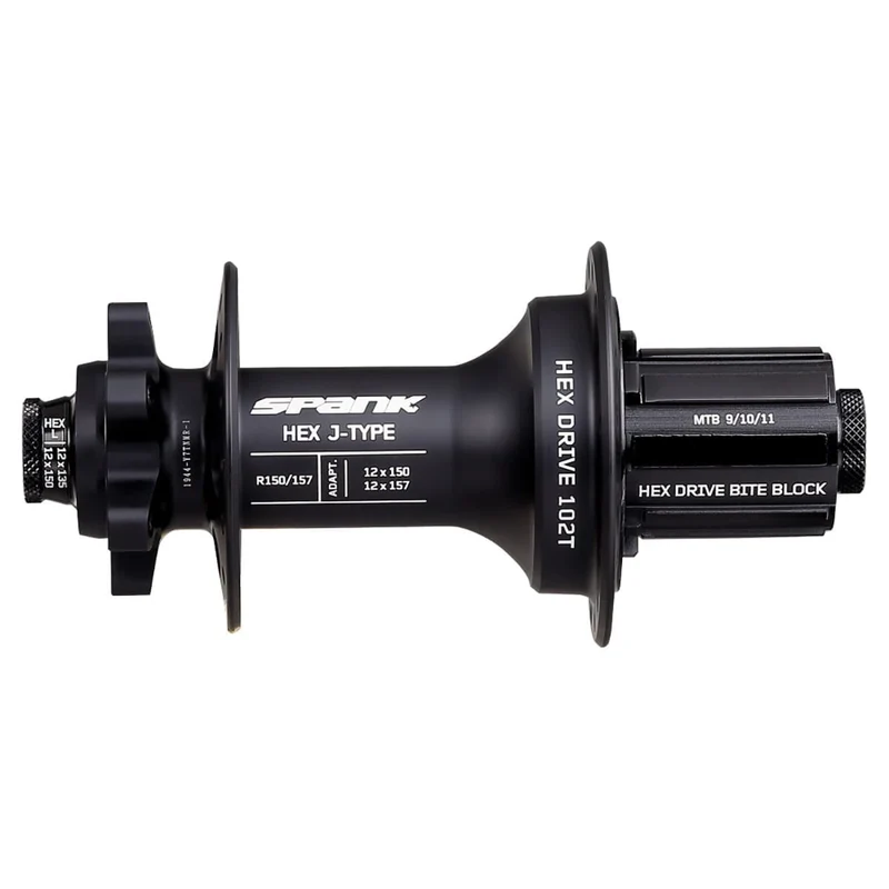 Moyeu Arrière SPANK HEX DRIVE 102T 12x150/157 mm Noir