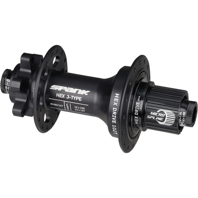 Moyeu Arrière SPANK HEX DRIVE 102T 12x150/157 mm Noir