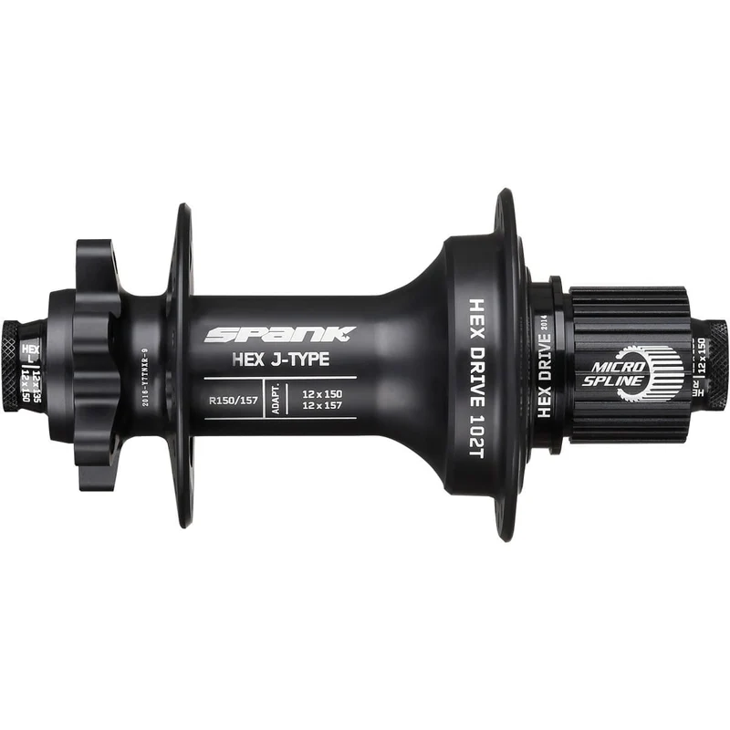 Moyeu Arrière SPANK HEX DRIVE 102T 12x150/157 mm Noir
