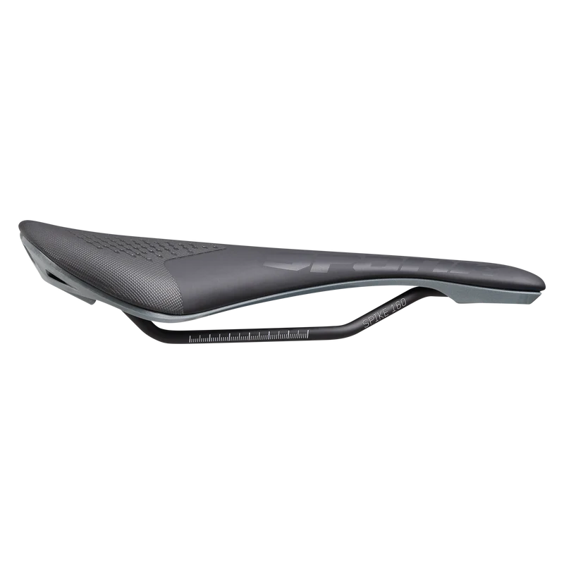 Selle SPANK SPIKE 160 Cuir Rails CrMo Gris