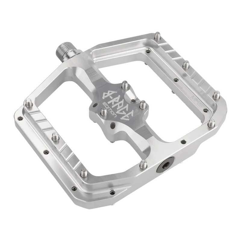 Pédales Plates BURGTEC PENTHOUSE FLAT MK5 B-RAGE EDITION Argent